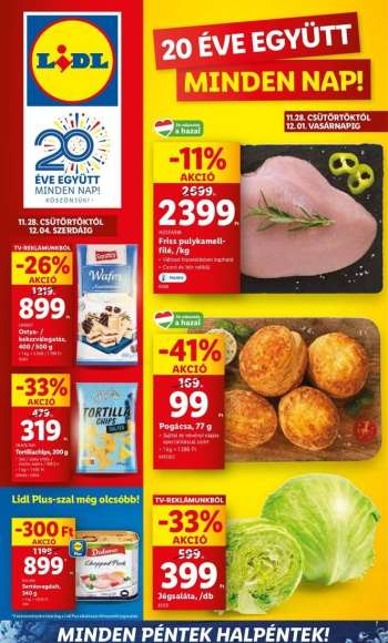 Újság Lidl - 2024.11.28 - 2024.12.04.