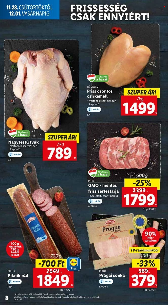 Lidl akciós újságok - 2024.11.28 - 2024.12.04. Oldal 8