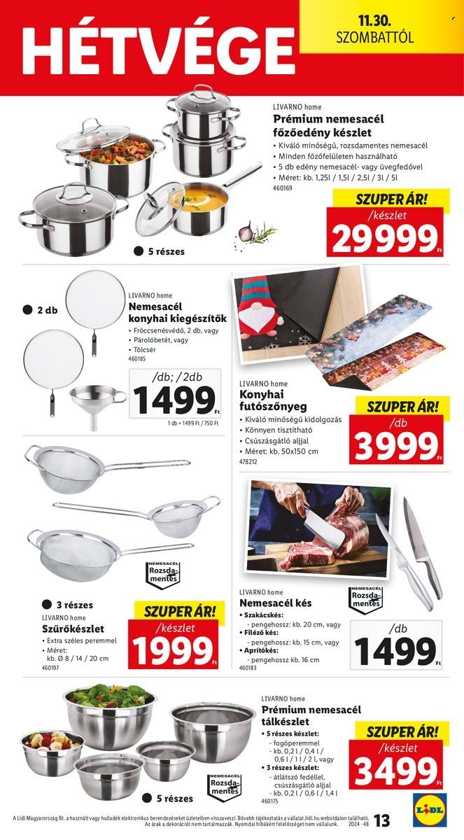 Lidl akciós újságok - 2024.11.28 - 2024.12.04. Oldal 13