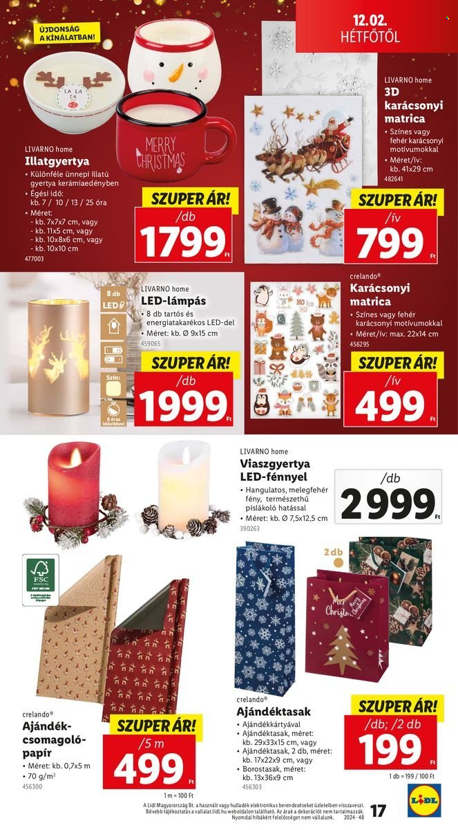 Lidl akciós újságok - 2024.11.28 - 2024.12.04. Oldal 17