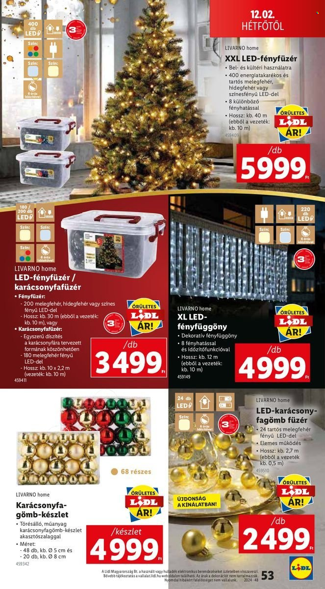 Lidl akciós újságok - 2024.11.28 - 2024.12.04. Oldal 53