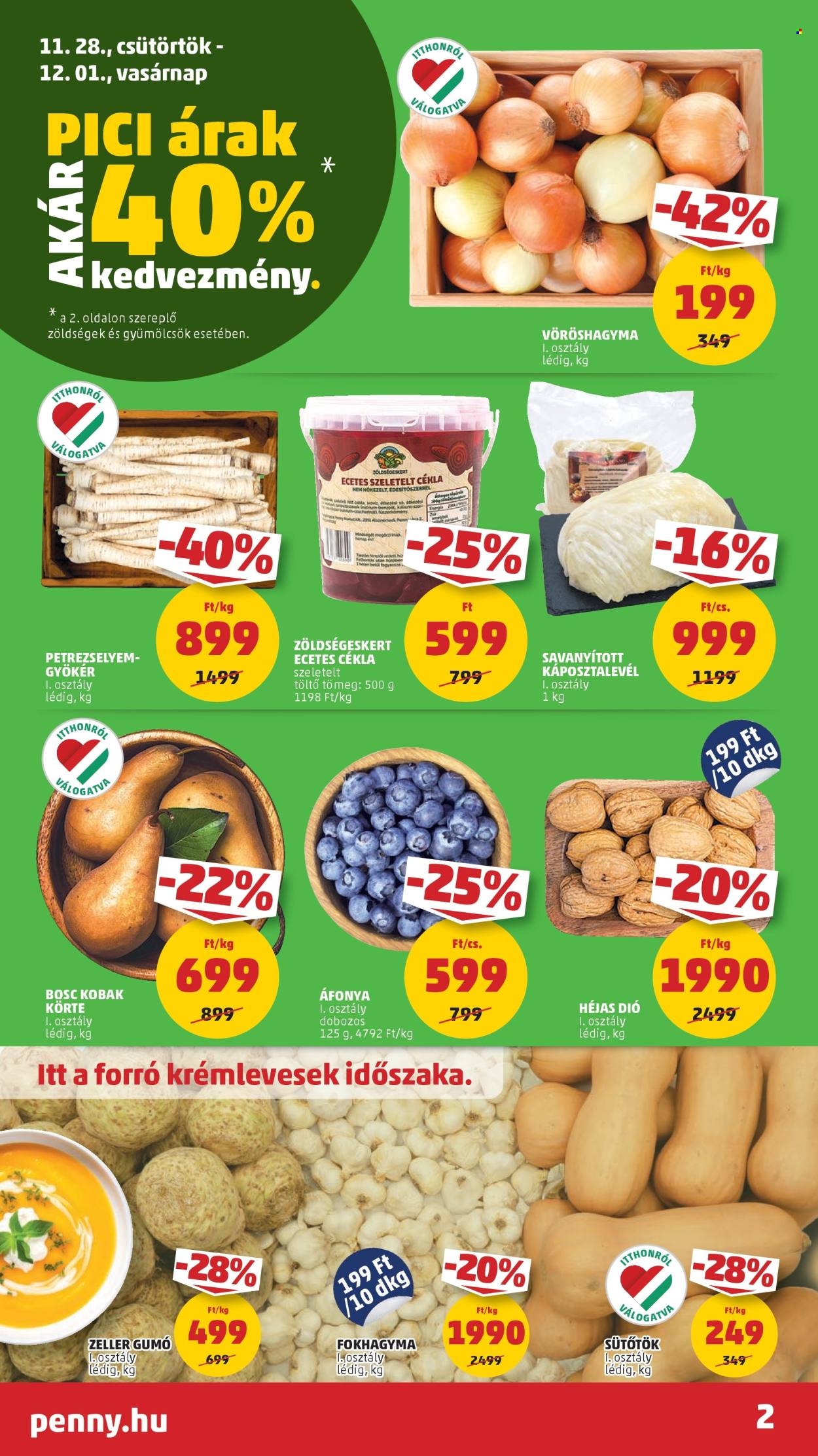 Penny Market akciós újságok - 2024.11.28 - 2024.12.04. Oldal 2