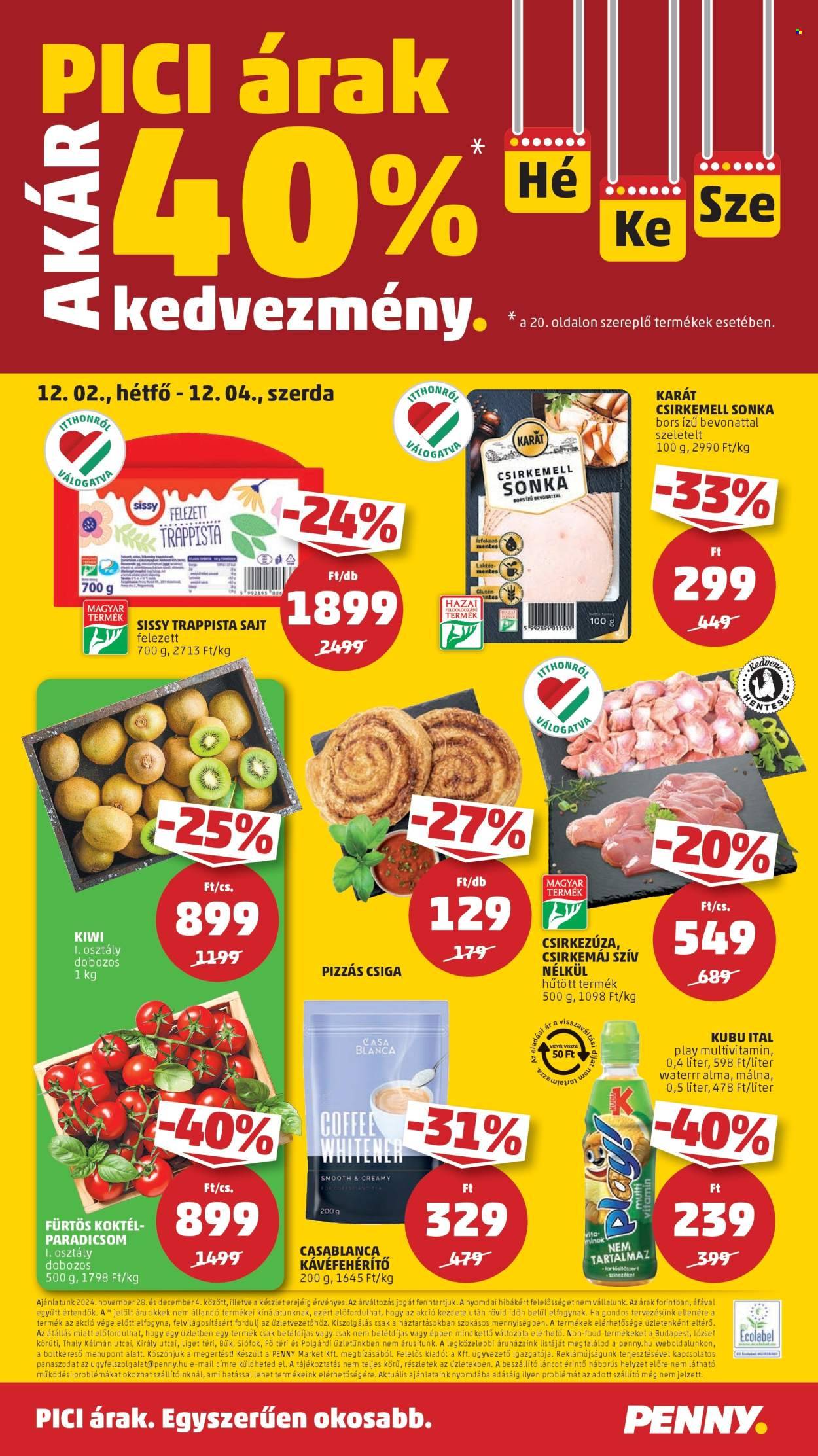 Penny Market akciós újságok - 2024.11.28 - 2024.12.04. Oldal 24