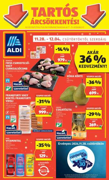 Újság Aldi - 2024.11.28 - 2024.12.04.