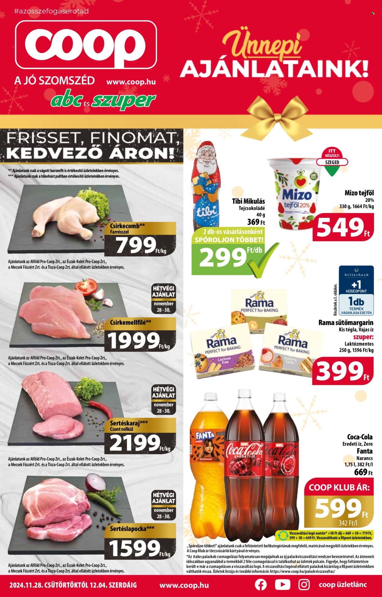 Coop akciós újságok - 2024.11.28 - 2024.12.04. Oldal 1