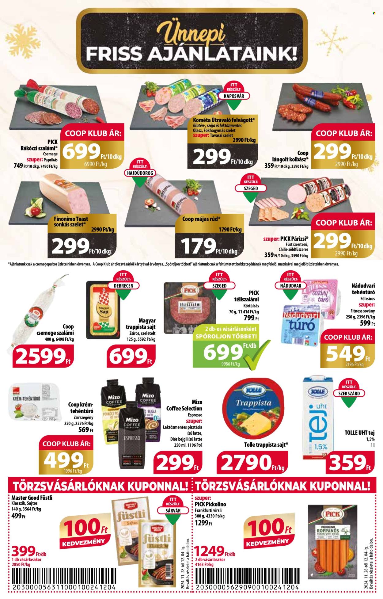 Coop akciós újságok - 2024.11.28 - 2024.12.04. Oldal 2