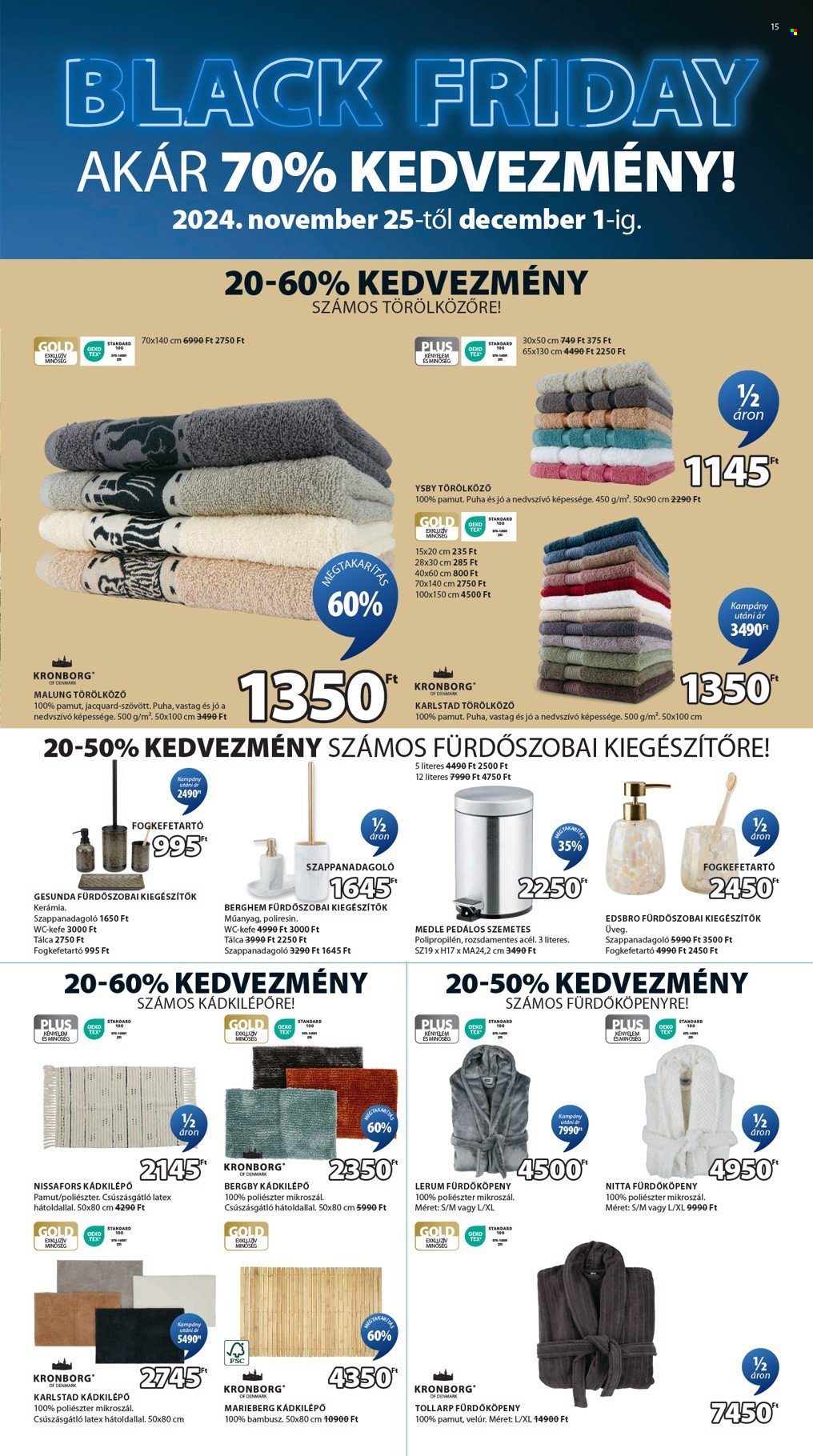JYSK akciós újságok - 2024.11.25 - 2024.12.01. Oldal 16