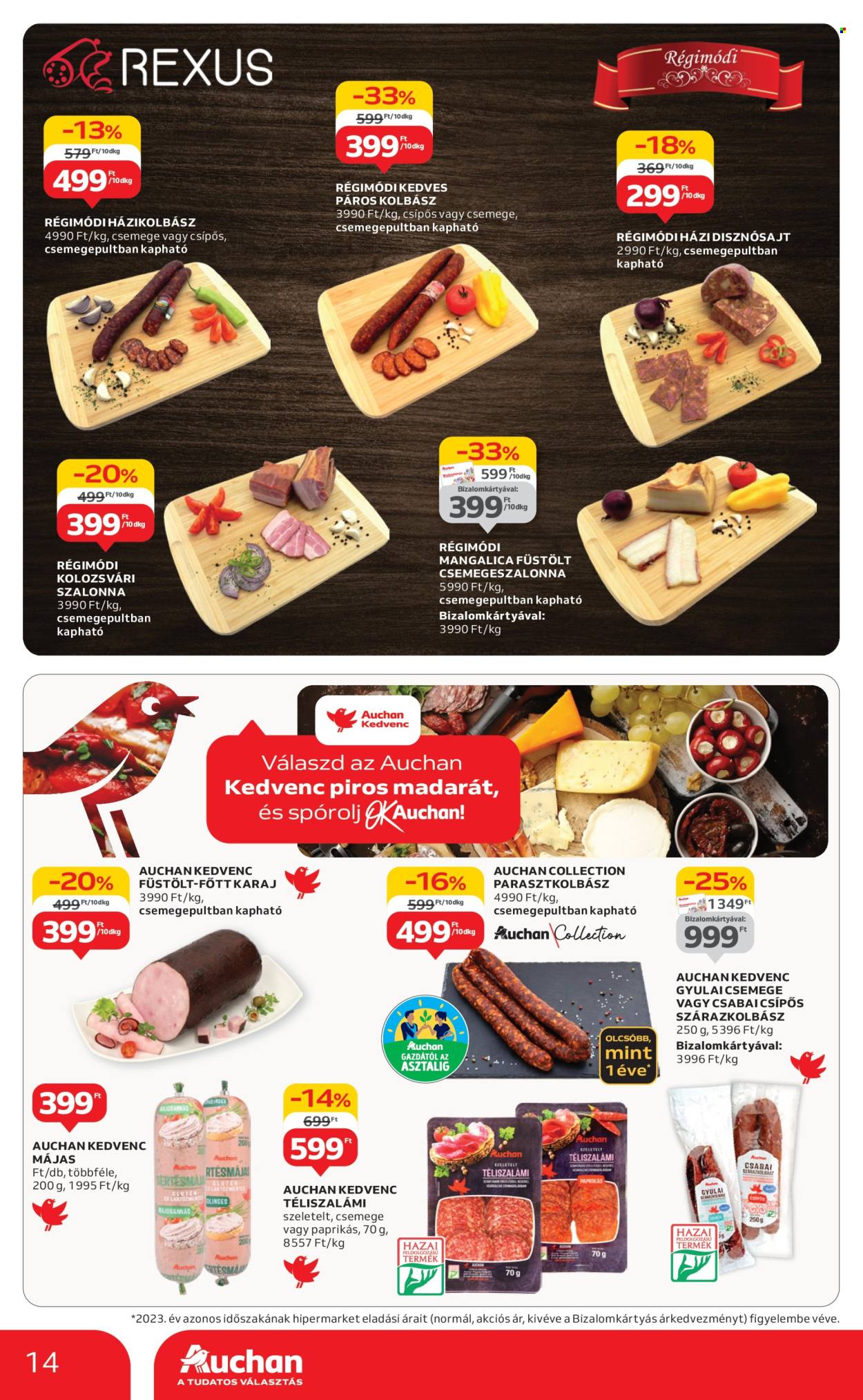 Auchan akciós újságok - 2024.11.28 - 2024.12.04. Oldal 14