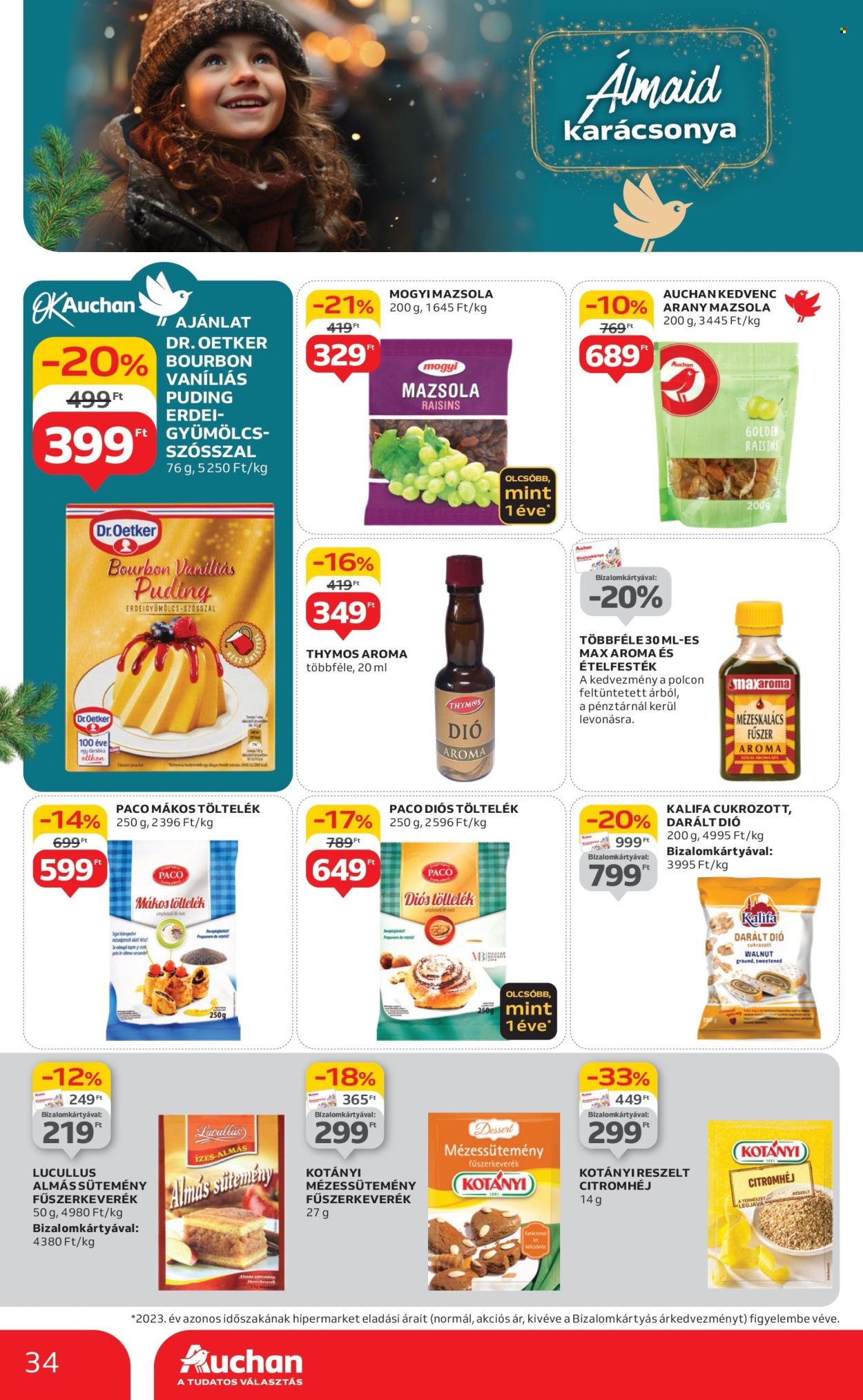 Auchan akciós újságok - 2024.11.28 - 2024.12.04. Oldal 34