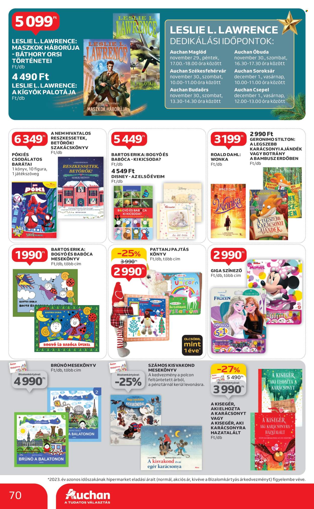 Auchan akciós újságok - 2024.11.28 - 2024.12.04. Oldal 70