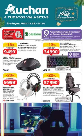 Újság Auchan - 2024.11.28 - 2024.12.24.