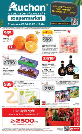 Újság Auchan - 2024.11.28 - 2024.12.04.