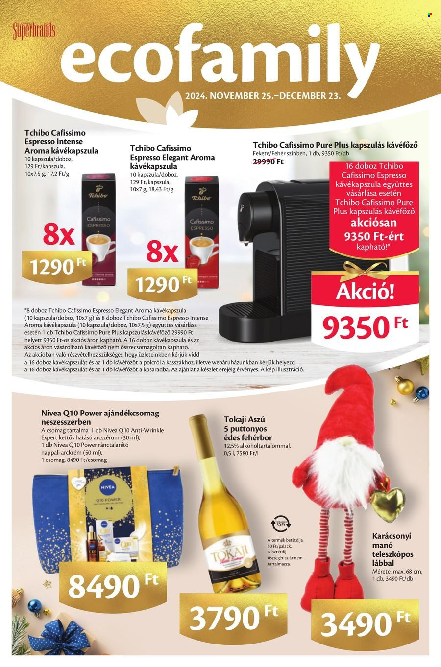 EcoFamily akciós újságok - 2024.11.25 - 2024.12.23. Oldal 1