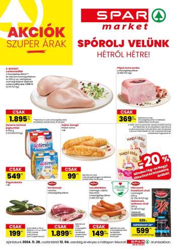 Újság SPAR market - 2024.11.28 - 2024.12.04.
