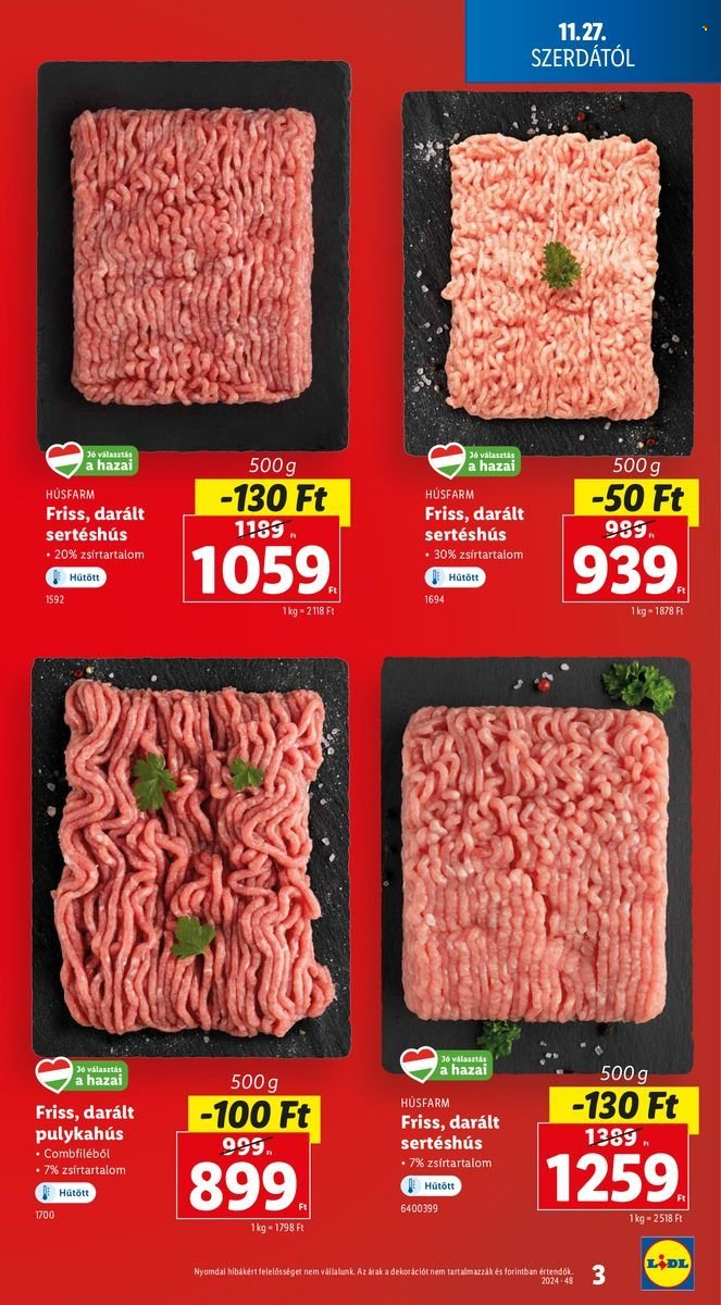 Lidl akciós újságok - 2024.11.27 - 2024.12.08. Oldal 3