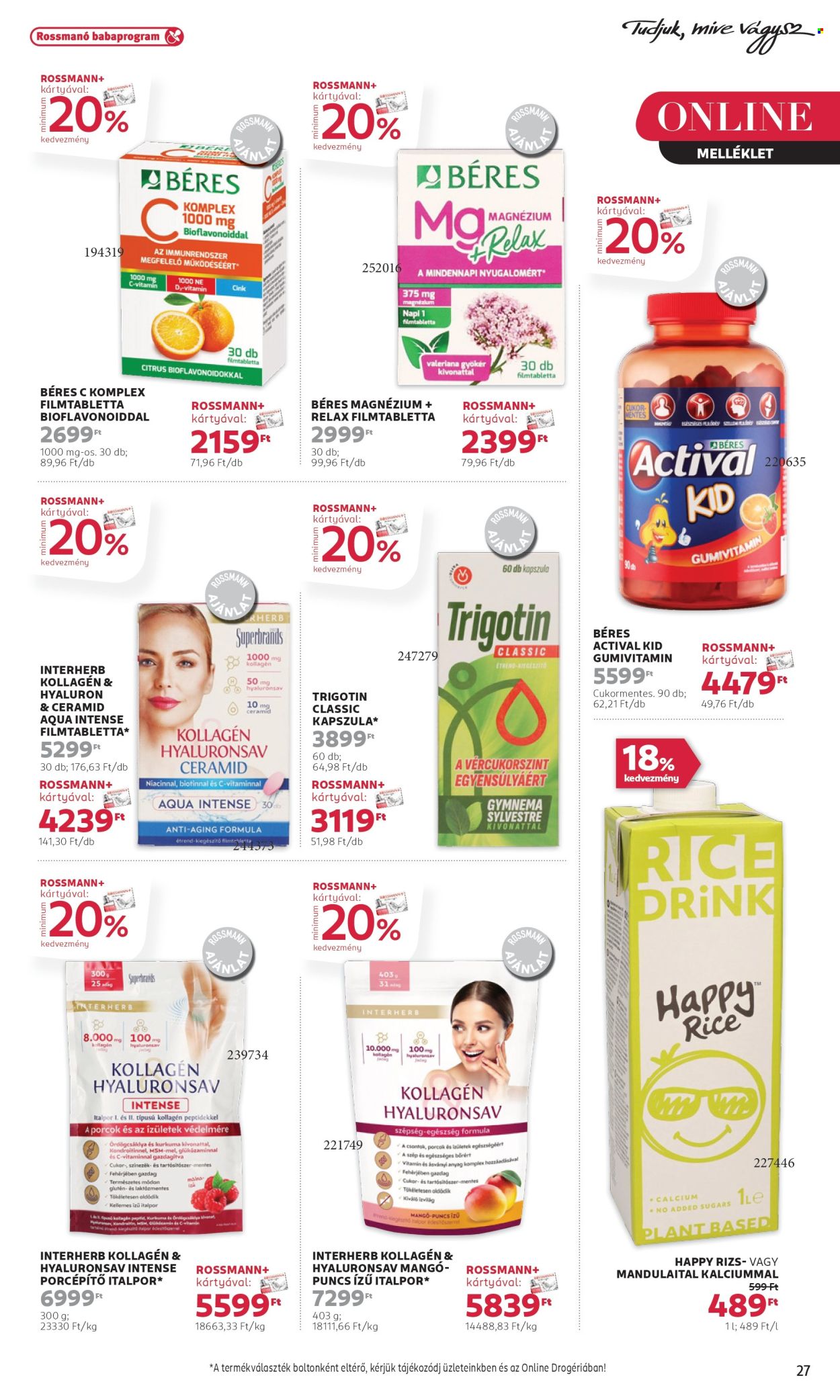 Rossmann akciós újságok - 2024.12.02 - 2024.12.13. Oldal 31