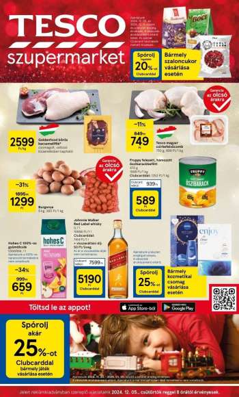 Újság TESCO - 2024.12.05 - 2024.12.11.