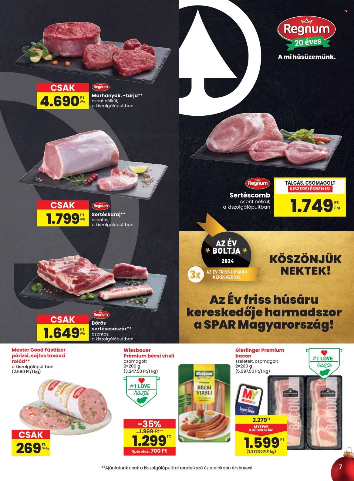 SPAR akciós újságok - 2024.12.05 - 2024.12.11. Oldal 7