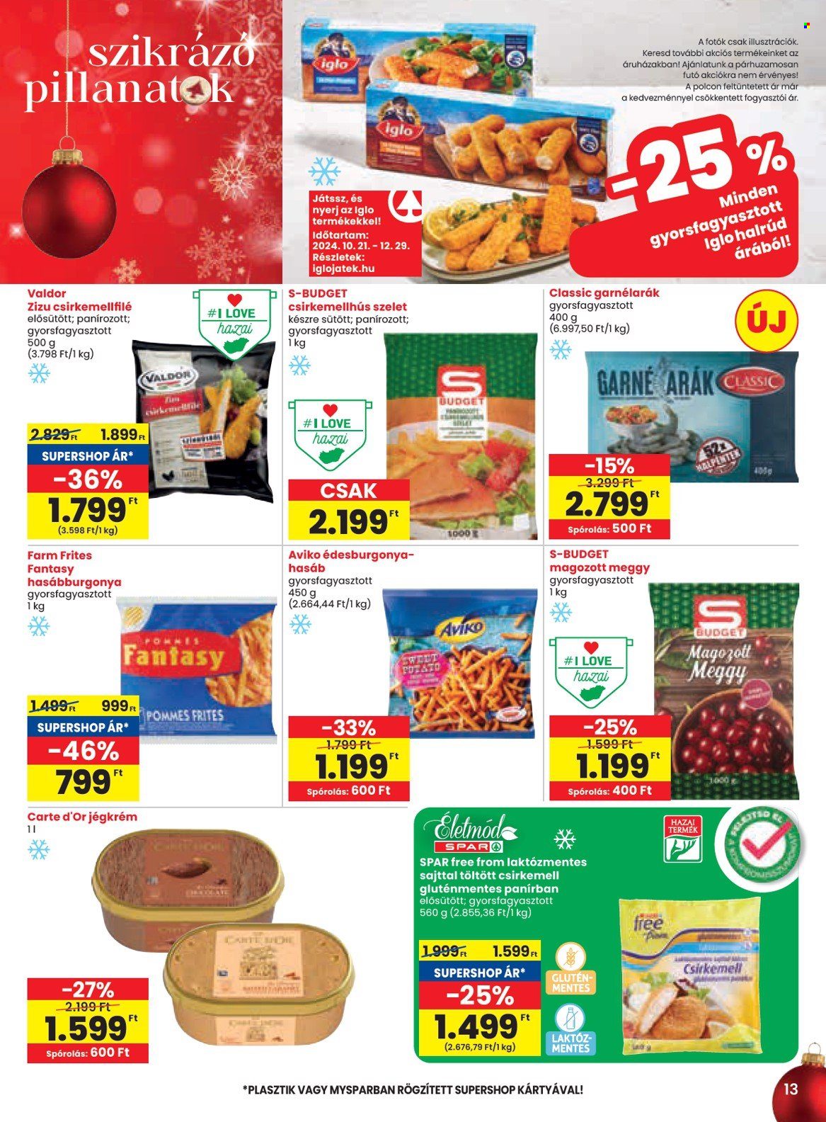 SPAR akciós újságok - 2024.12.05 - 2024.12.11. Oldal 13
