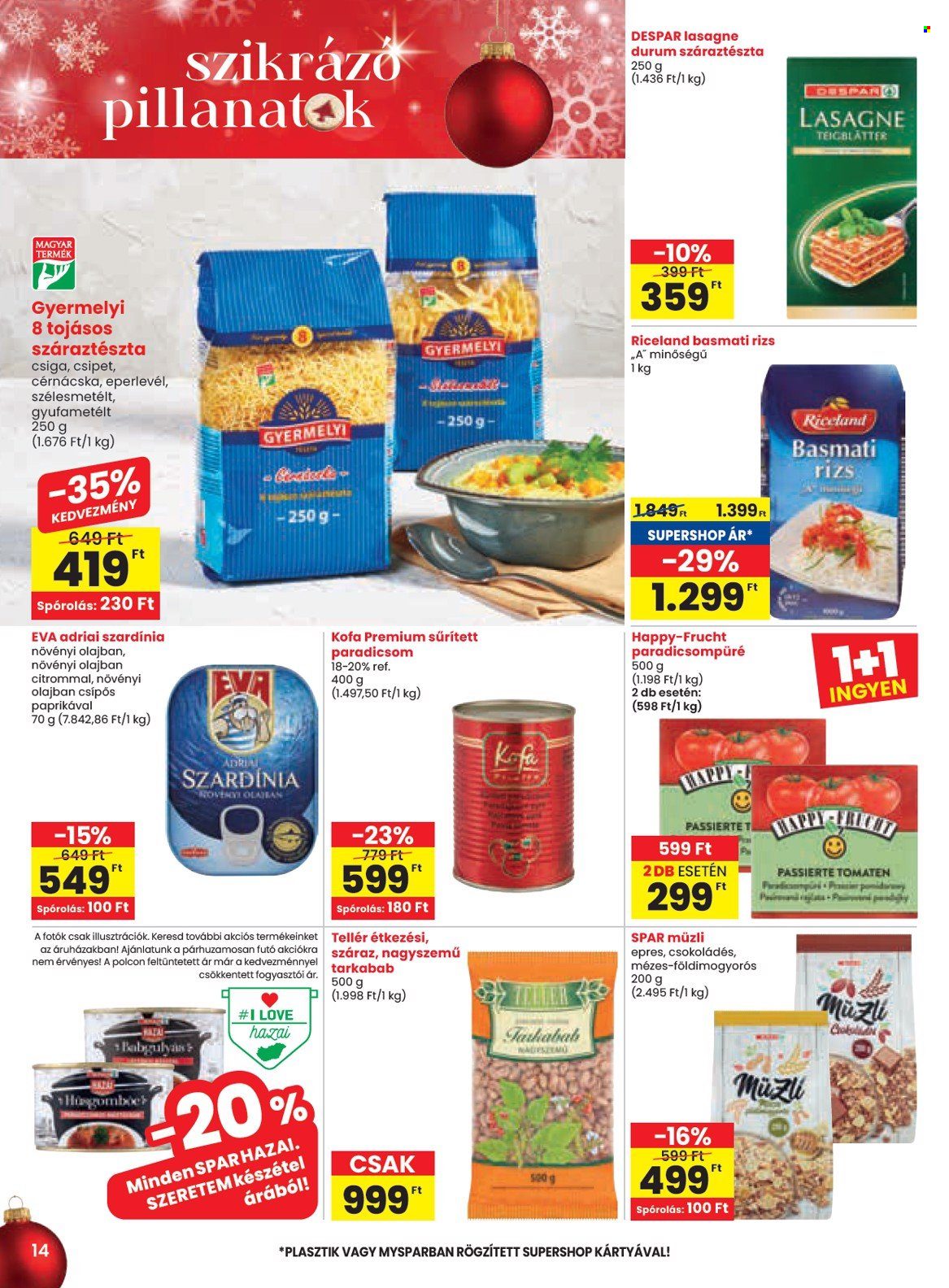 SPAR akciós újságok - 2024.12.05 - 2024.12.11. Oldal 14