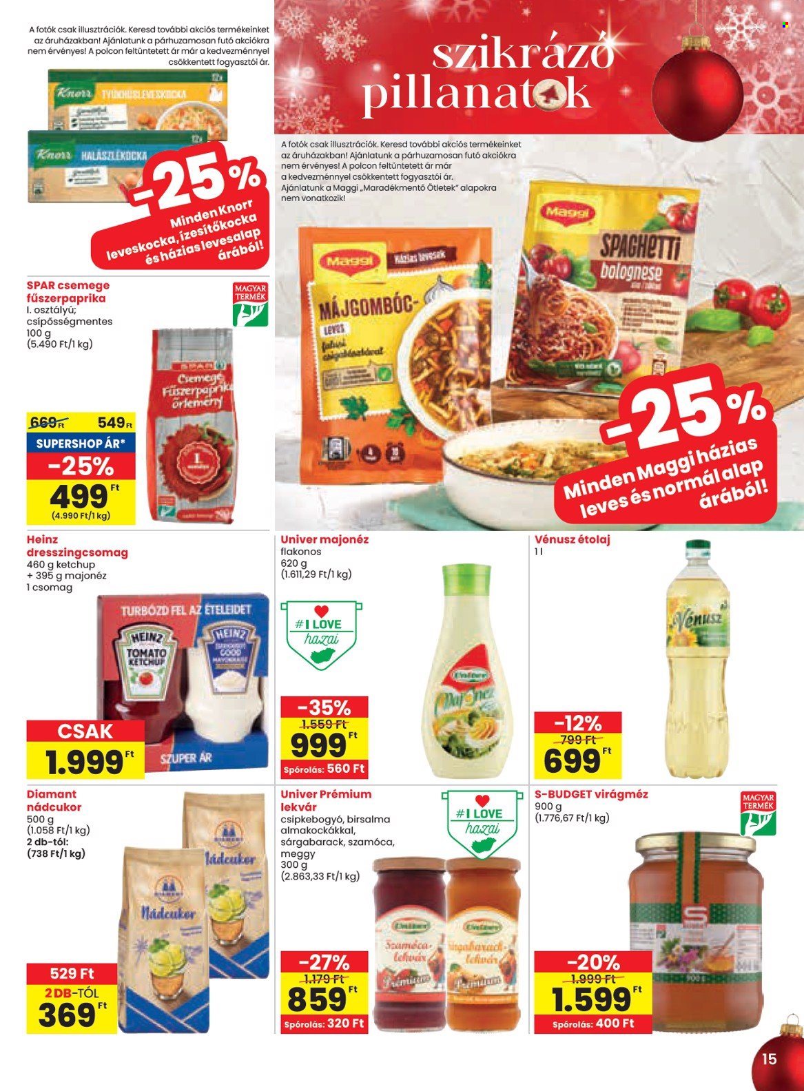 SPAR akciós újságok - 2024.12.05 - 2024.12.11. Oldal 15