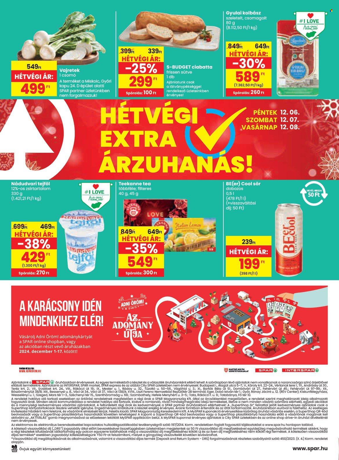 SPAR akciós újságok - 2024.12.05 - 2024.12.11. Oldal 28