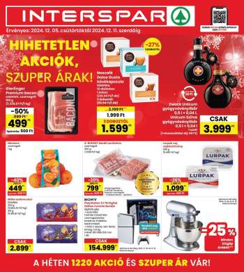 Újság INTERSPAR - 2024.12.05 - 2024.12.11.
