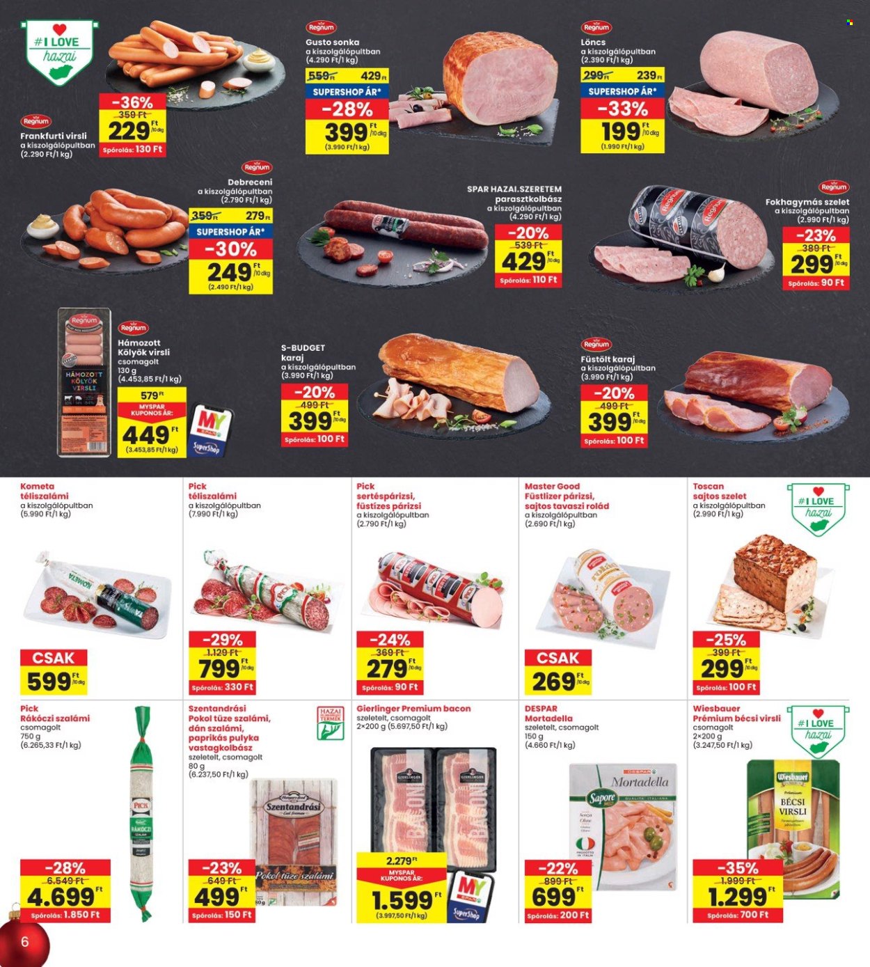 INTERSPAR akciós újságok - 2024.12.05 - 2024.12.11. Oldal 6