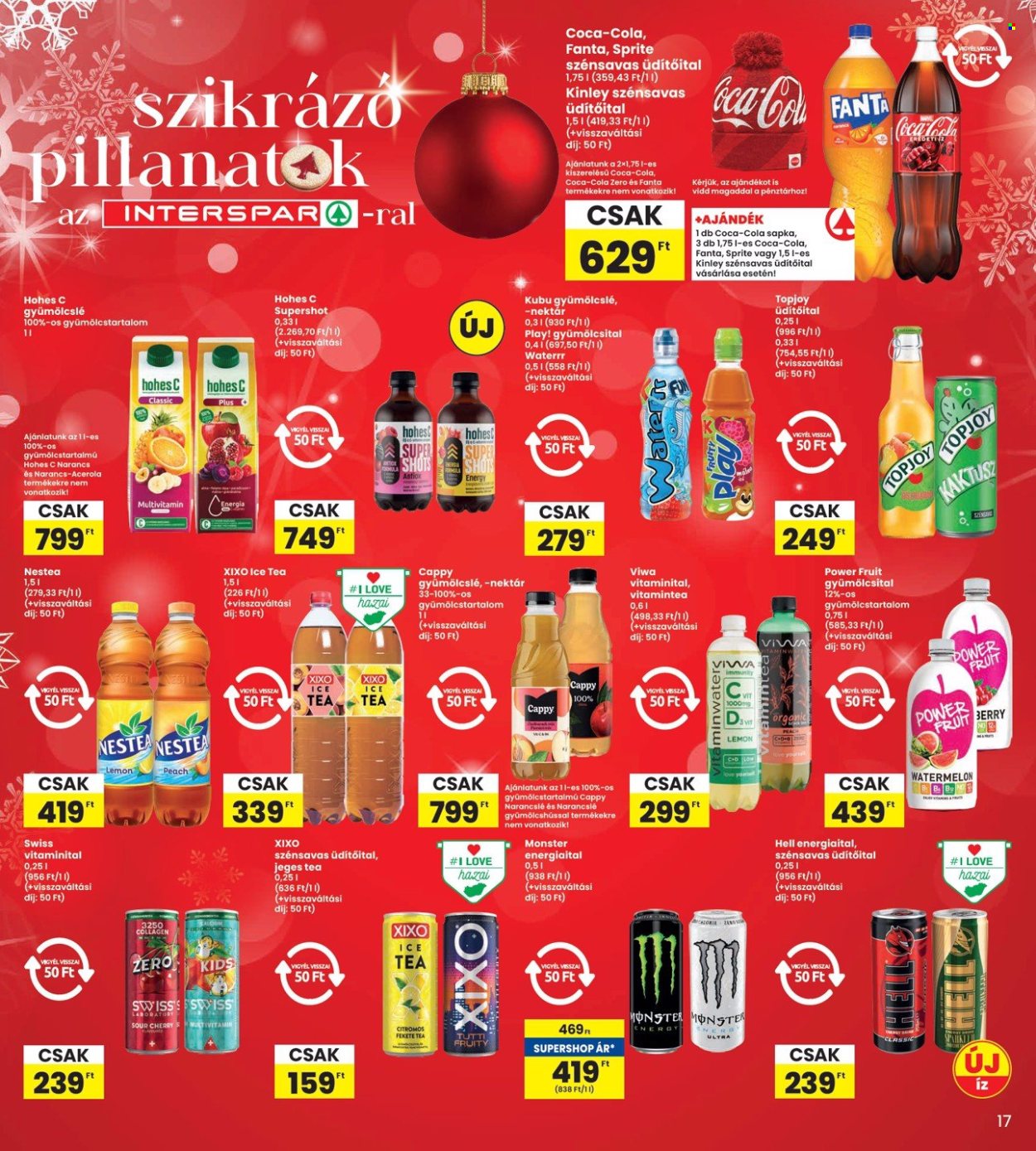 INTERSPAR akciós újságok - 2024.12.05 - 2024.12.11. Oldal 17