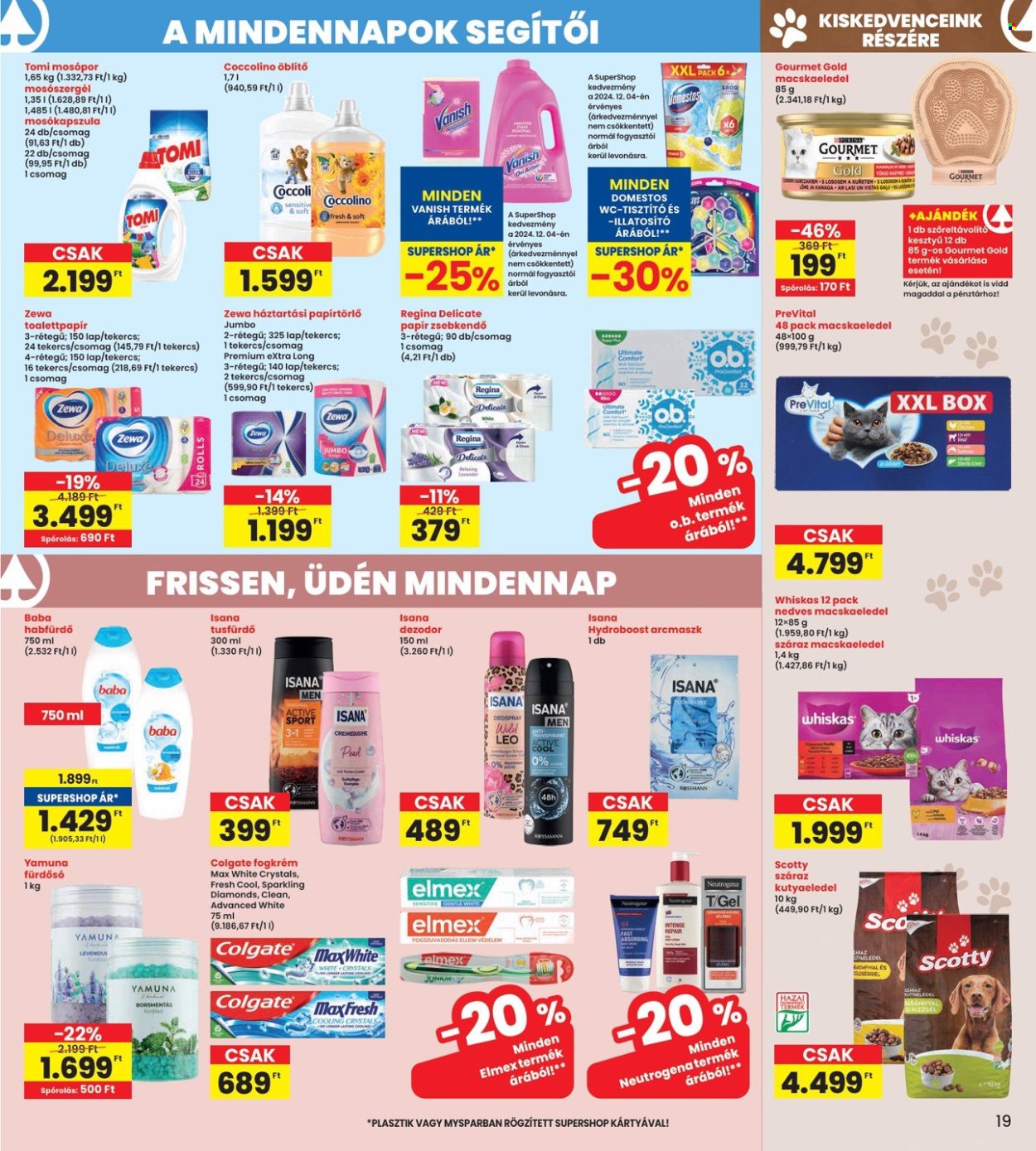 INTERSPAR akciós újságok - 2024.12.05 - 2024.12.11. Oldal 19