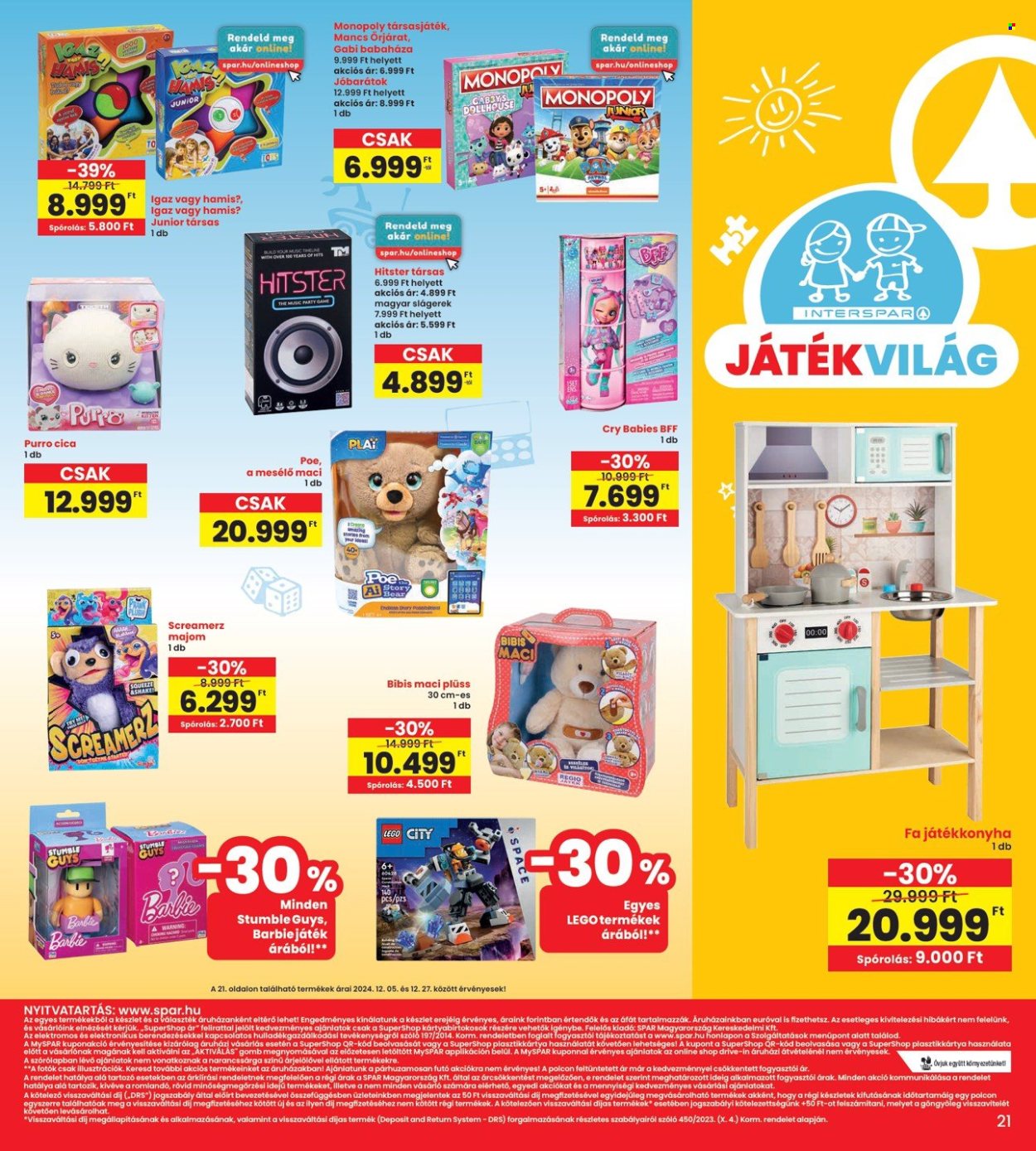 INTERSPAR akciós újságok - 2024.12.05 - 2024.12.11. Oldal 21
