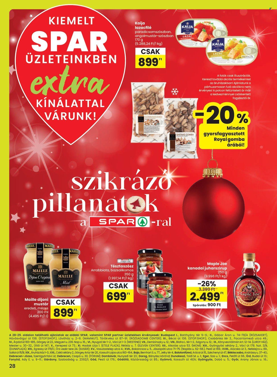 SPAR akciós újságok - 2024.12.05 - 2024.12.11. Oldal 1
