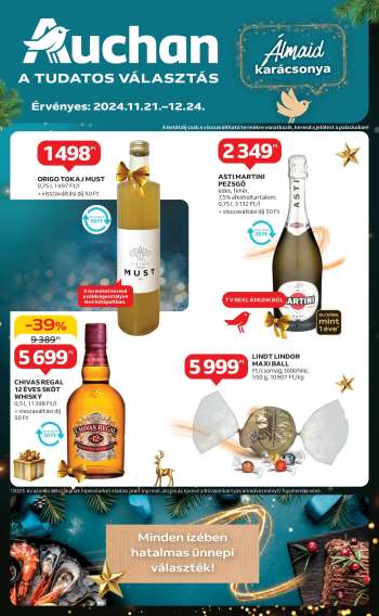 Újság Auchan - 2024.11.21 - 2024.12.24.
