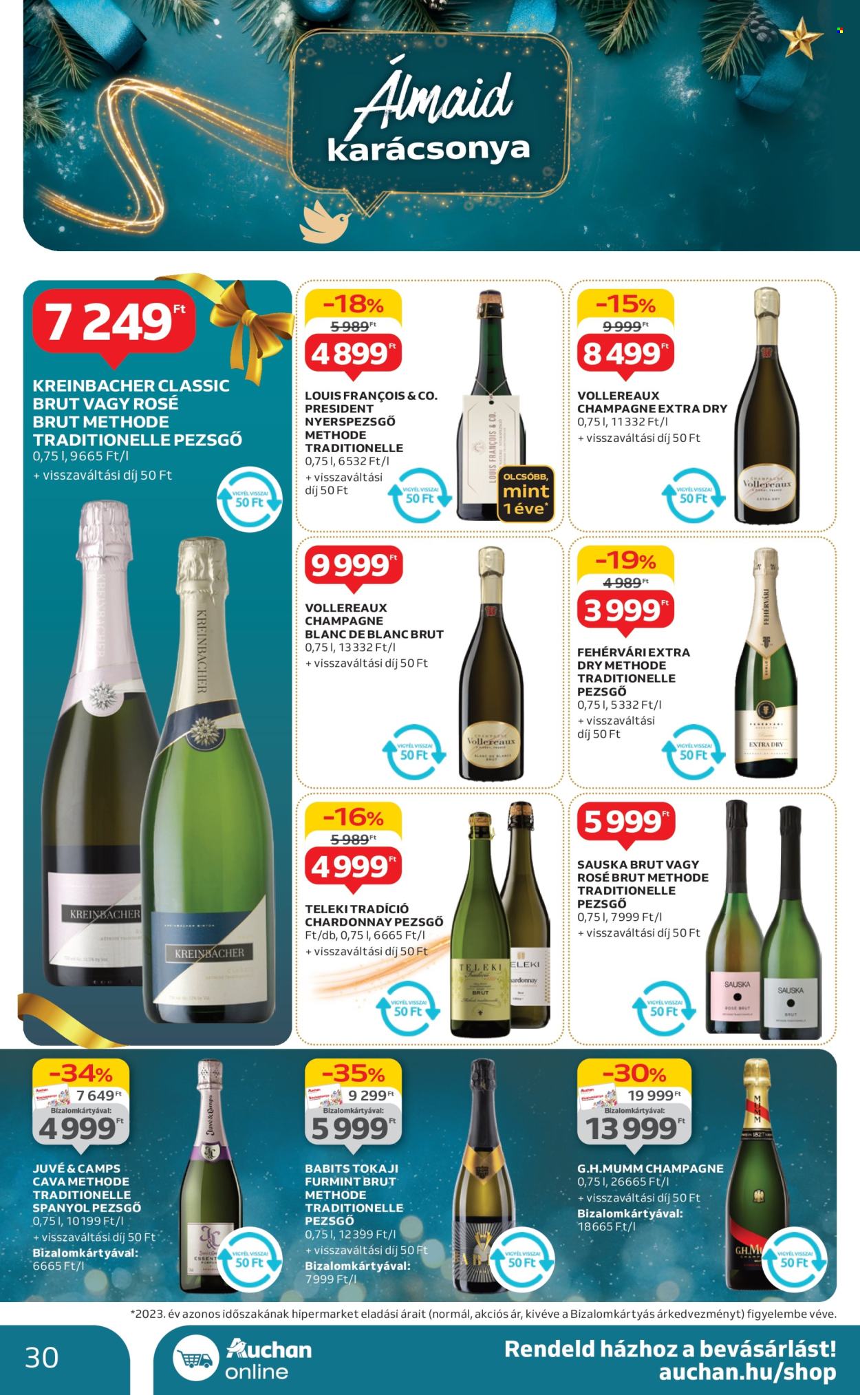 Auchan akciós újságok - 2024.11.21 - 2024.12.24. Oldal 30