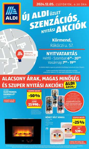 Újság Aldi - 2024.12.05 - 2024.12.07.