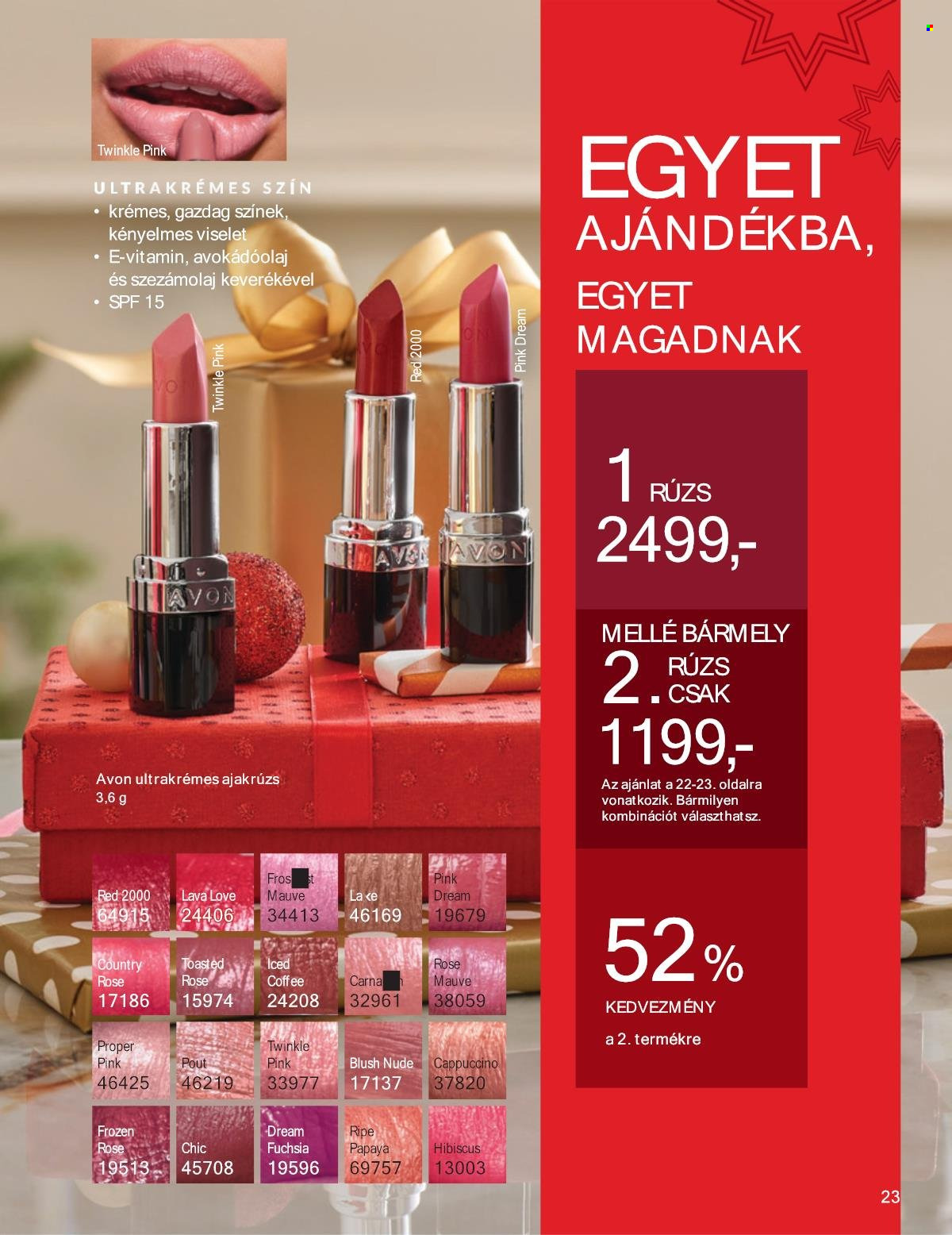 Avon akciós újságok - 2024.12.01 - 2024.12.31. Oldal 21