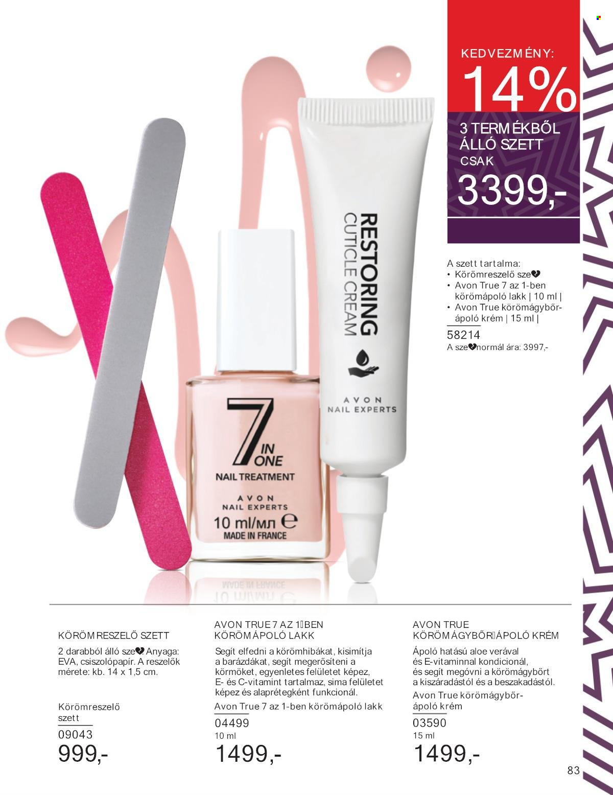 Avon akciós újságok - 2024.12.01 - 2024.12.31. Oldal 81