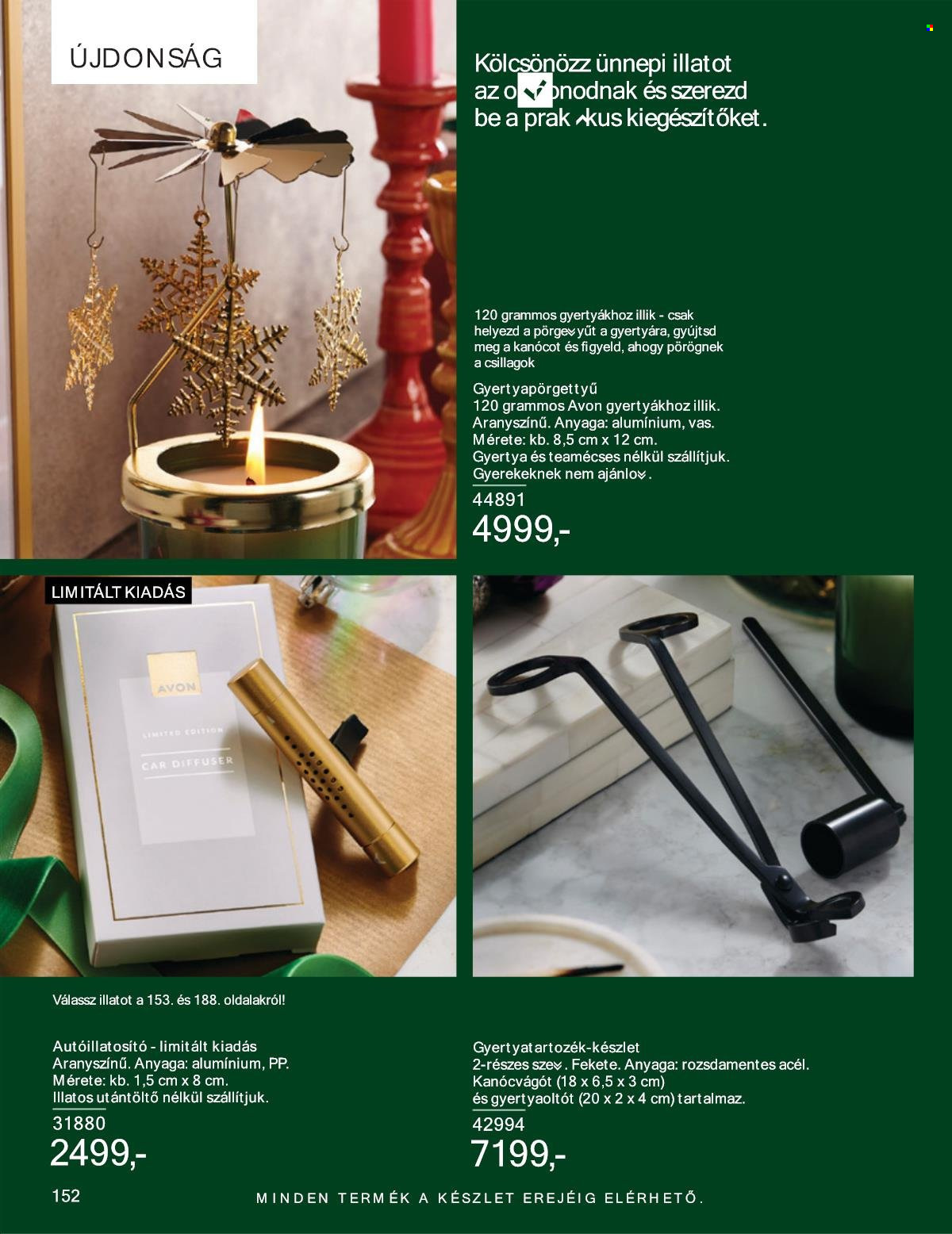 Avon akciós újságok - 2024.12.01 - 2024.12.31. Oldal 148