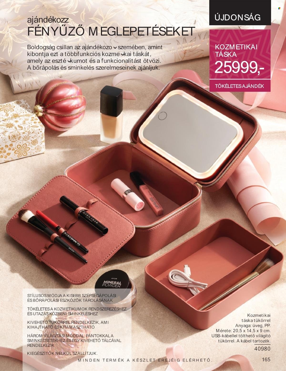 Avon akciós újságok - 2024.12.01 - 2024.12.31. Oldal 161