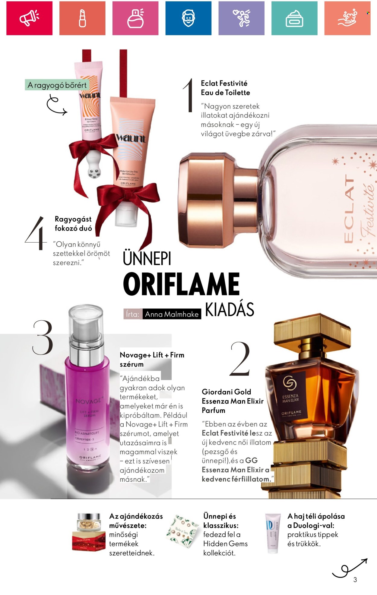 Oriflame akciós újságok - 2024.12.01 - 2024.12.28. Oldal 3