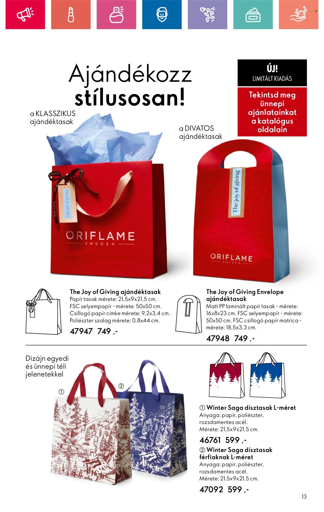 Oriflame akciós újságok - 2024.12.01 - 2024.12.28. Oldal 13