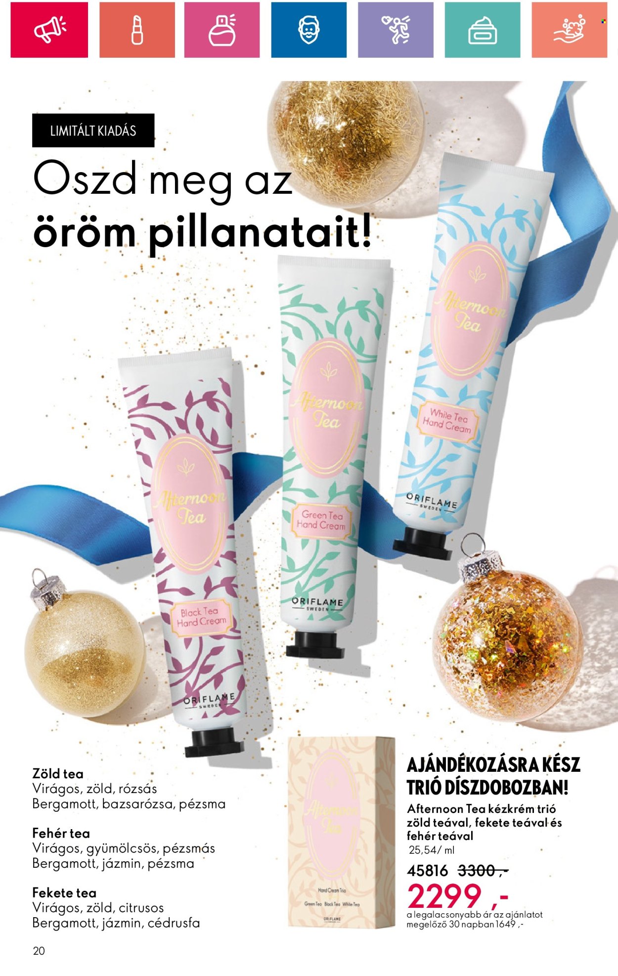Oriflame akciós újságok - 2024.12.01 - 2024.12.28. Oldal 20