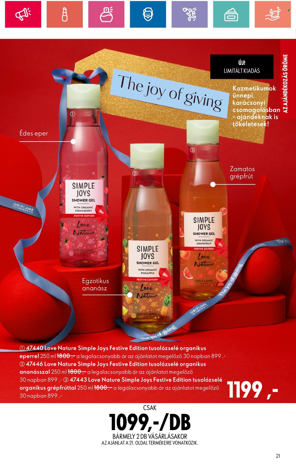 Oriflame akciós újságok - 2024.12.01 - 2024.12.28. Oldal 21