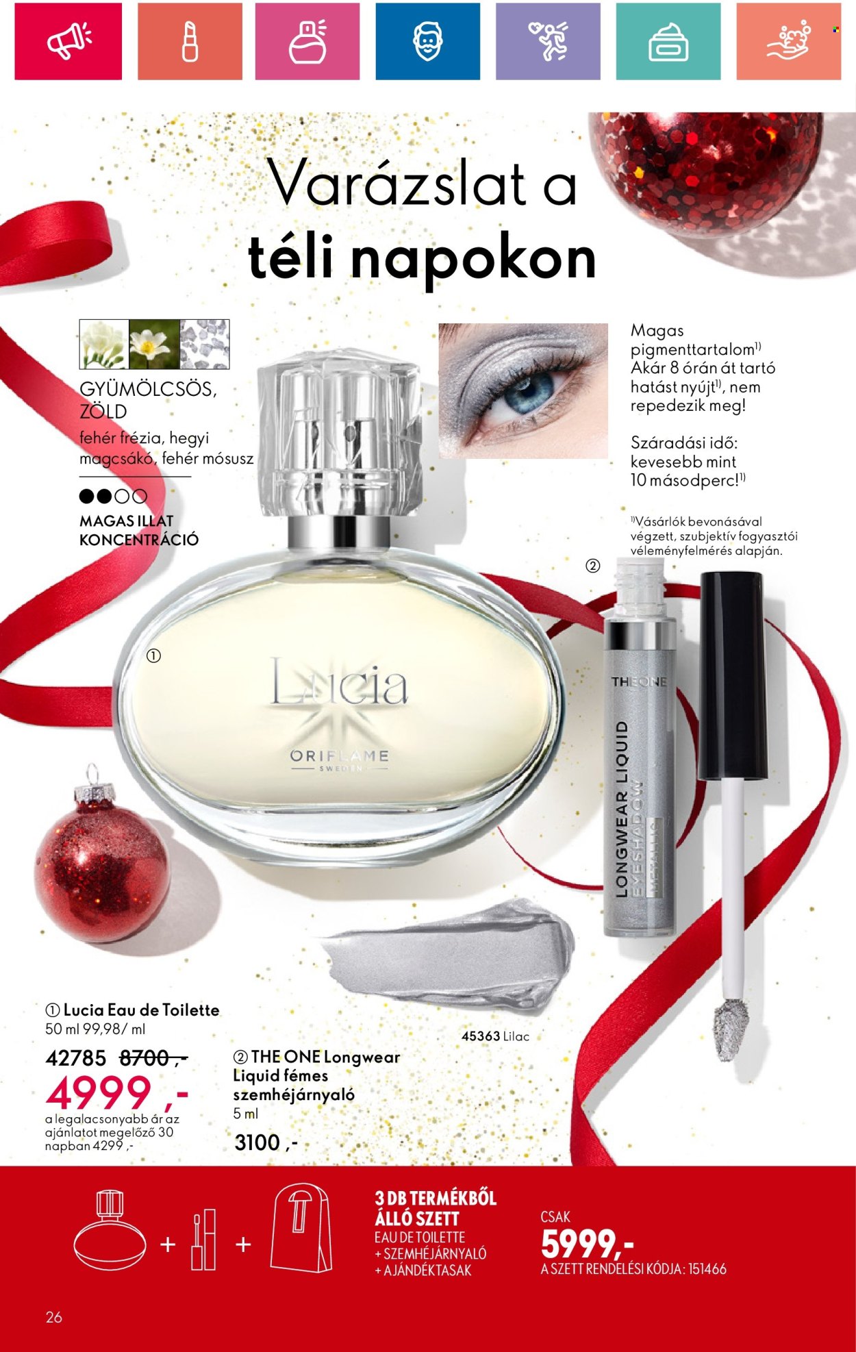 Oriflame akciós újságok - 2024.12.01 - 2024.12.28. Oldal 26