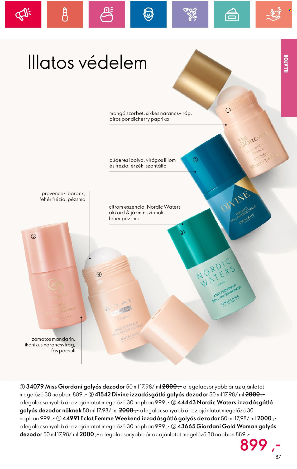 Oriflame akciós újságok - 2024.12.01 - 2024.12.28. Oldal 87