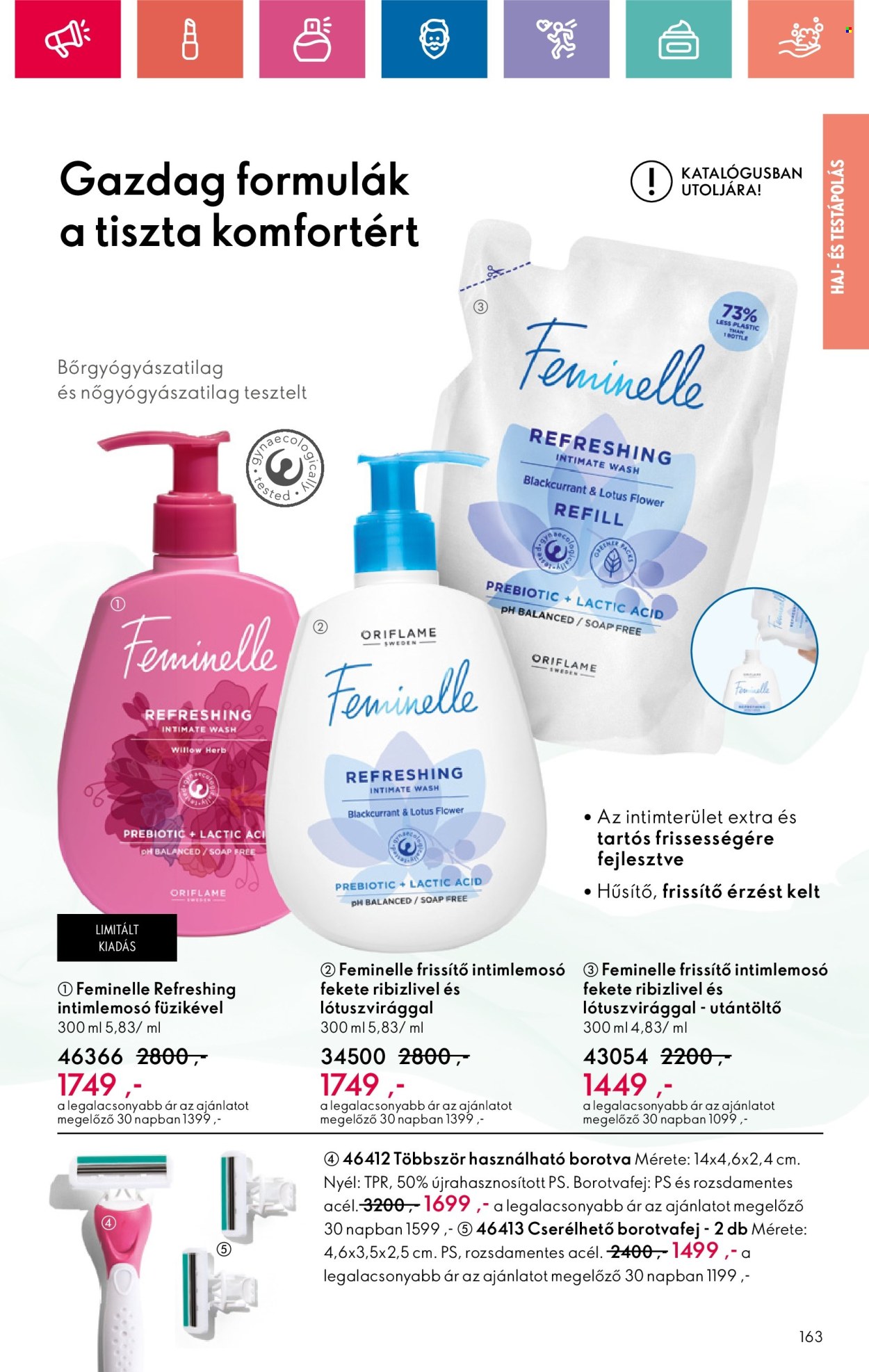 Oriflame akciós újságok - 2024.12.01 - 2024.12.28. Oldal 163