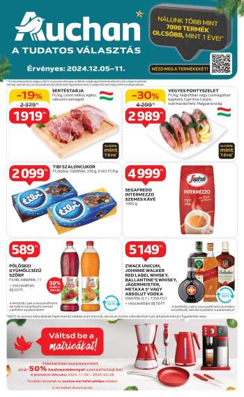 Újság Auchan - 2024.12.05 - 2024.12.11.