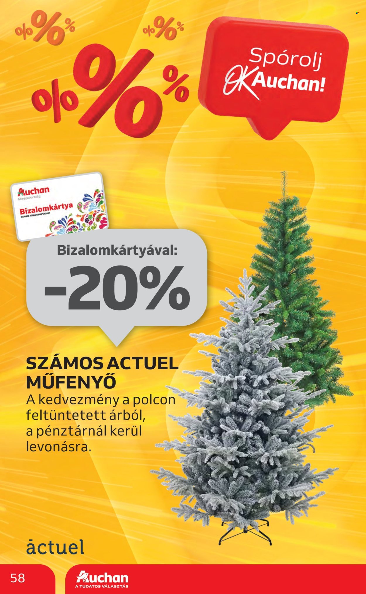 Auchan akciós újságok - 2024.12.05 - 2024.12.11. Oldal 58