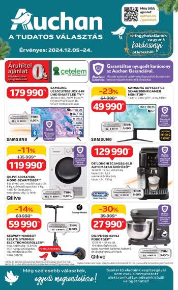 Újság Auchan - 2024.12.05 - 2024.12.24.