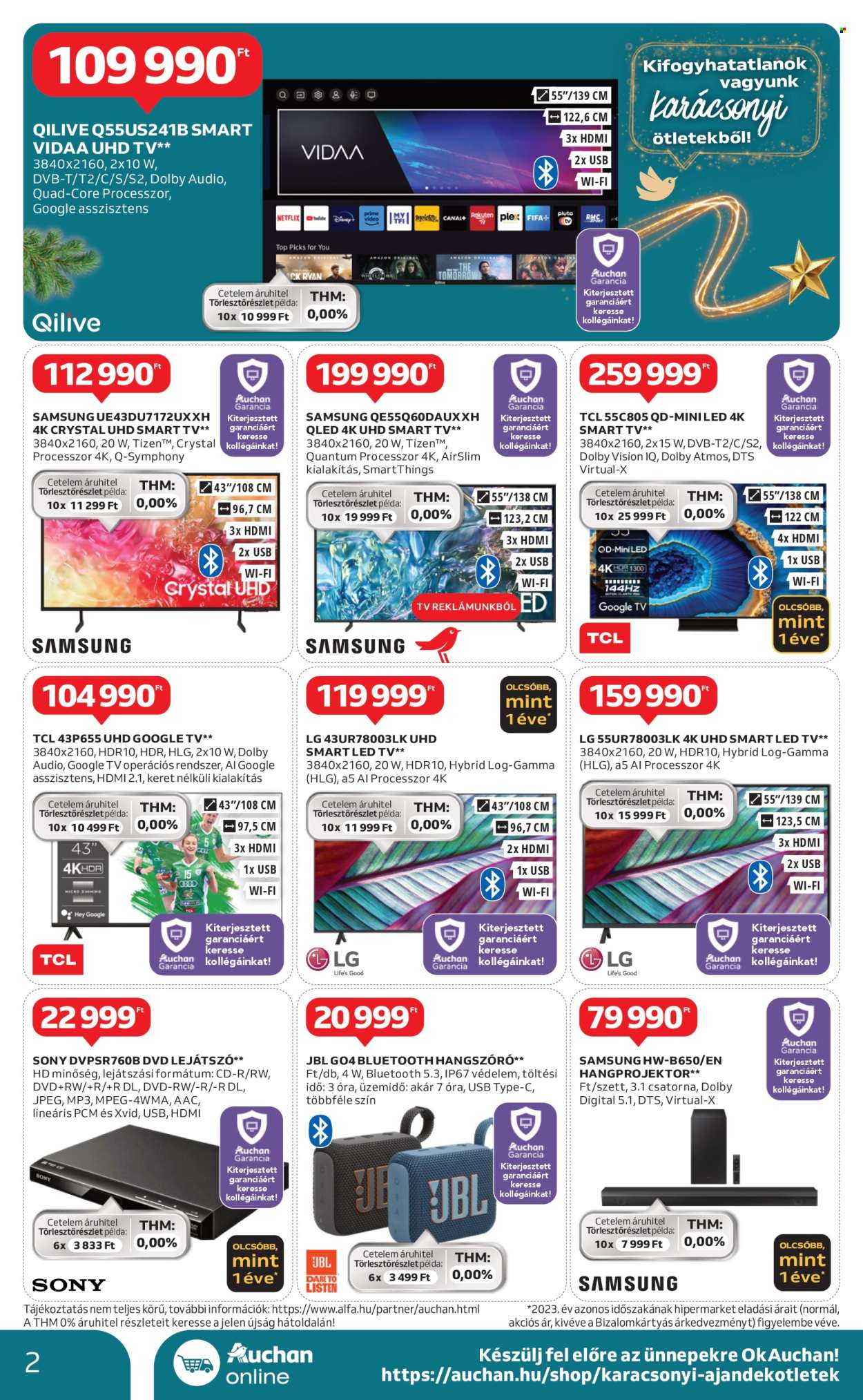 Auchan akciós újságok - 2024.12.05 - 2024.12.24. Oldal 2